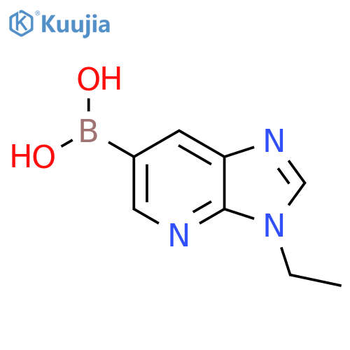 {3-Ethylimidazo[4,5-b]pyridin-6-yl}boronic acid structure