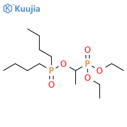 Phosphonic acid, (1-hydroxyethyl)-, diethyl ester, dibutylphosphinate (8CI) structure