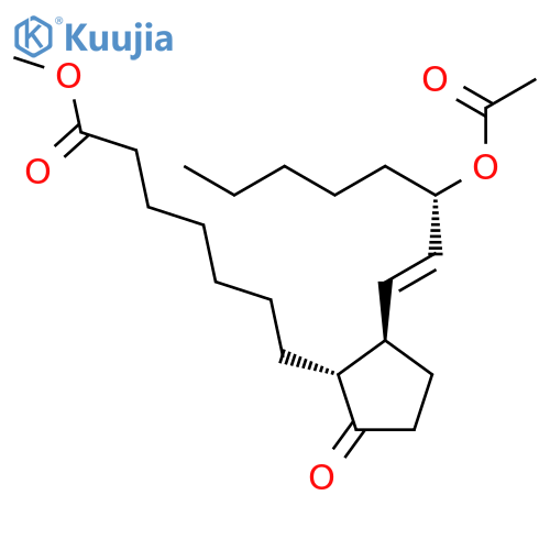 Prost-13-en-1-oic acid, 15-(acetyloxy)-9-oxo-, methyl ester, (13E,15S)- structure