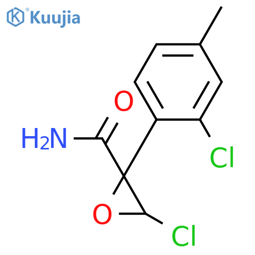 2-Oxiranecarboxamide,3-chloro-2-(2-chloro-4-methylphenyl)- structure