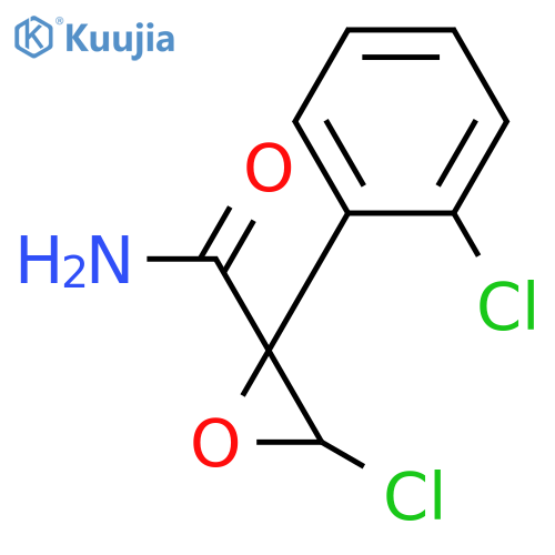 2-Oxiranecarboxamide,3-chloro-2-(2-chlorophenyl)- structure