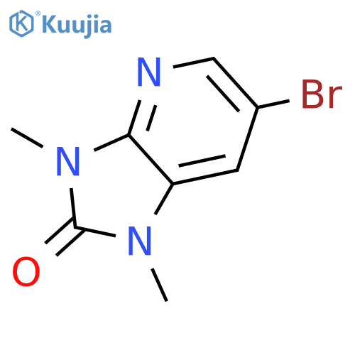 6-Bromo-1,3-dimethyl-1,3-dihydro-2H-imidazo[4,5-b]pyridin-2-one structure