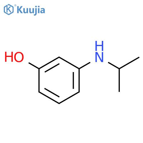 3-(propan-2-yl)aminophenol structure