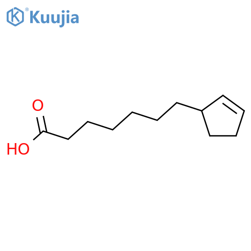2-Cyclopentene-1-heptanoicacid structure