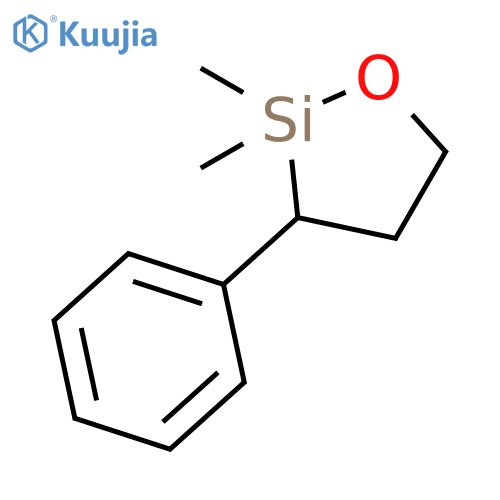 1-Oxa-2-silacyclopentane, 2,2-dimethyl-3-phenyl- structure