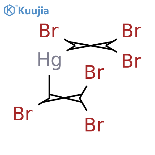 Mercury, bis(tribromoethenyl)- structure