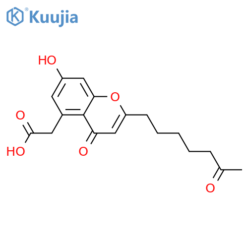 2-Heptyl-7-hydroxy-4-oxo-4H-1-benzopyran-5-acetic acid; 6'-Oxo structure