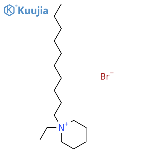 Piperidinium,1-decyl-1-ethyl-, bromide (1:1) structure