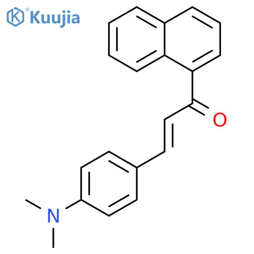 2-Propen-1-one, 3-[4-(dimethylamino)phenyl]-1-(1-naphthalenyl)- structure