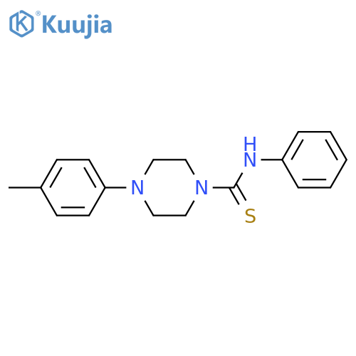 1-Piperazinecarbothioamide,4-(4-methylphenyl)-N-phenyl- structure