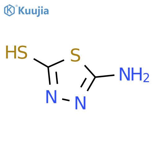 5-Amino-1,3,4-thiadiazole-2-thiol structure