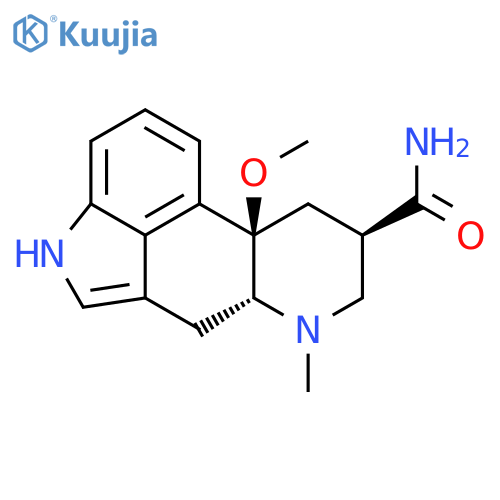 (6Ar,9R,10aR)-10a-methoxy-7-methyl-4,6,6a,8,9,10-hexahydroindolo[4,3-fg]quinoline-9-carboxamide structure