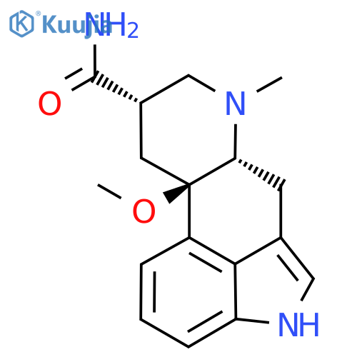 (6Ar,9S,10aR)-10a-methoxy-7-methyl-4,6,6a,8,9,10-hexahydroindolo[4,3-fg]quinoline-9-carboxamide structure