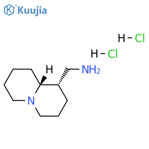 [(1S,9aR)-octahydro-2H-quinolizin-1-ylmethyl]amine dihydrochloride structure