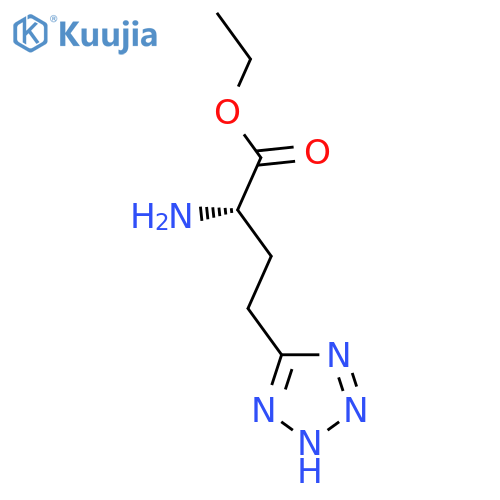 ethyl (2S)-2-amino-4-(1H-1,2,3,4-tetrazol-5-yl)butanoate structure