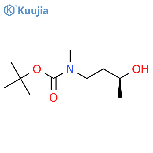 tert-butyl N-[(3S)-3-hydroxybutyl]-N-methylcarbamate structure