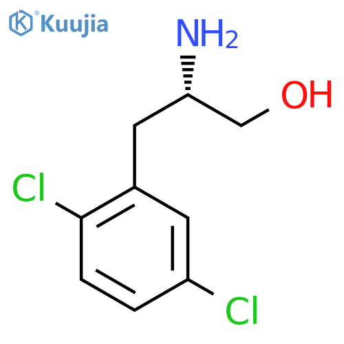 (2S)-2-amino-3-(2,5-dichlorophenyl)propan-1-ol structure