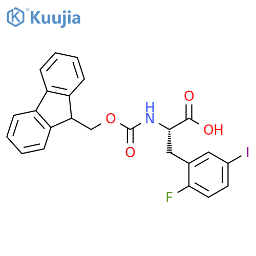Fmoc-L-Phe(2-F,5-I)-OH structure