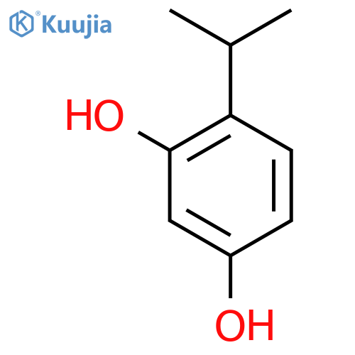 4-Isopropylbenzene-1,3-diol structure