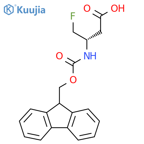 Butanoic acid,3-(((9H-fluoren-9-ylmethoxy)carbonyl)amino)-4- structure