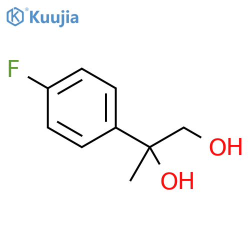 1,2-Propanediol, 2-(4-fluorophenyl)- structure