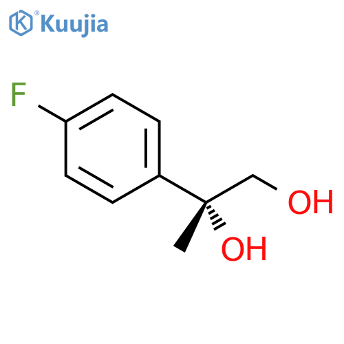1,2-Propanediol, 2-(4-fluorophenyl)-, (2R)- structure