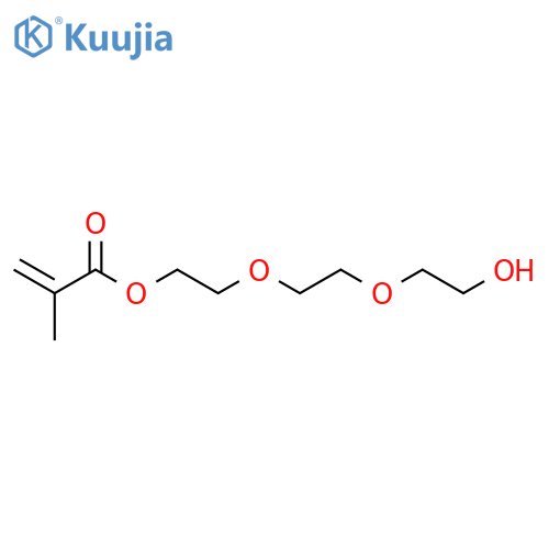 2-Propenoic acid,2-methyl-, 2-[2-(2-hydroxyethoxy)ethoxy]ethyl ester structure