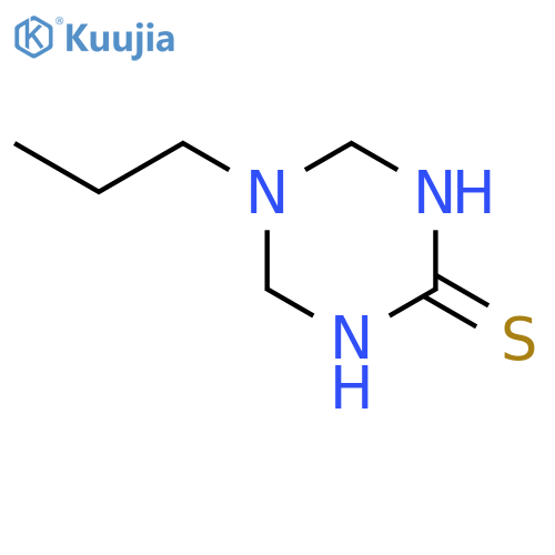 5-Propyl-[1,3,5]triazinane-2-thione structure