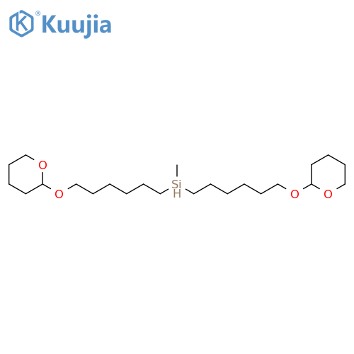 Silane, methylbis[6-[(tetrahydro-2H-pyran-2-yl)oxy]hexyl]- structure