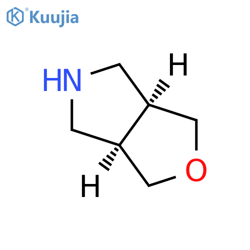 1H-Furo[3,4-c]pyrrole, hexahydro-, (3aR,6aS)- structure