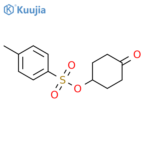 Cyclohexanone,4-[[(4-methylphenyl)sulfonyl]oxy]- structure