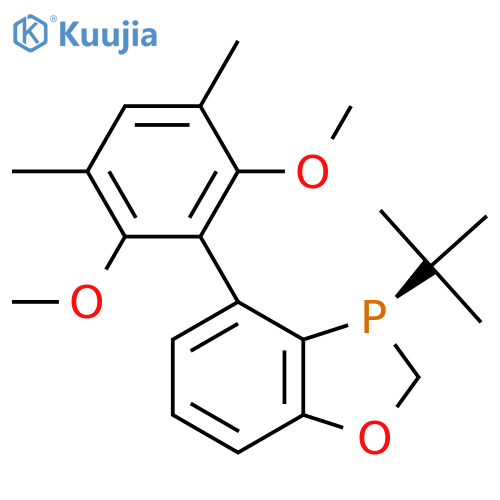 (R)-3-(Tert-Butyl)-4-(2,6-dimethoxy-3,5-dimethylphenyl)-2,3-dihydrobenzo[d][1,3]oxaphosphole structure