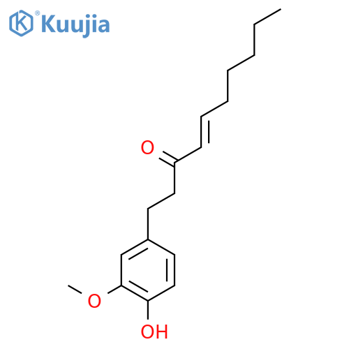 4-Decen-3-one, 1-(4-hydroxy-3-methoxyphenyl)-, (4E)- structure