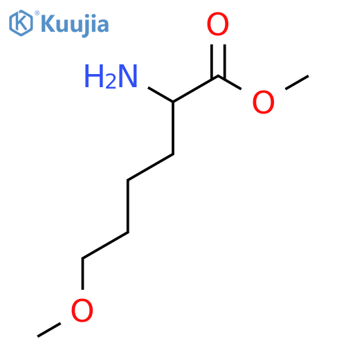 methyl 2-amino-6-methoxyhexanoate structure