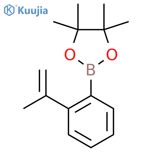 4,4,5,5-tetramethyl-2-2-(prop-1-en-2-yl)phenyl-1,3,2-dioxaborolane structure