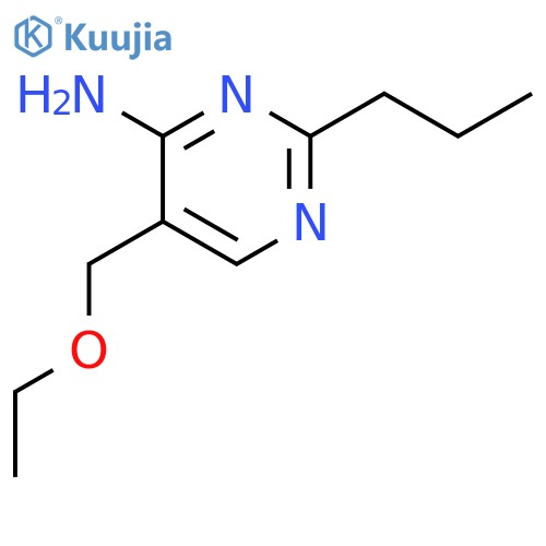 4-Pyrimidinamine, 5-(ethoxymethyl)-2-propyl- structure