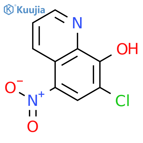 7-chloro-5-nitroquinolin-8-ol structure