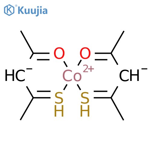 Cobalt, bis[4-(thioxo-κS)-2-pentanonato-κO]- structure
