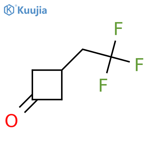 3-(2,2,2-Trifluoroethyl)cyclobutan-1-one structure