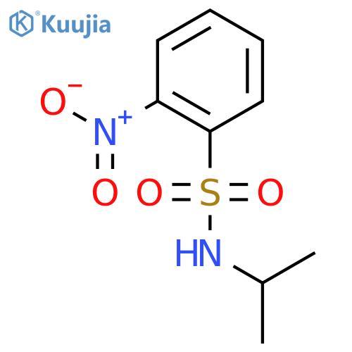 Benzenesulfonamide, N-(1-methylethyl)-2-nitro- structure