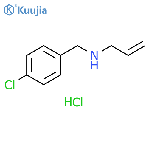 N-(4-chlorobenzyl)-2-propen-1-amine hydrochloride structure