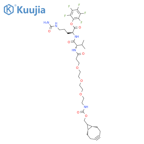 BCN-PEG3-VC-PFP Ester structure