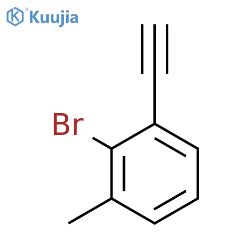 2-Bromo-1-ethynyl-3-methylbenzene structure