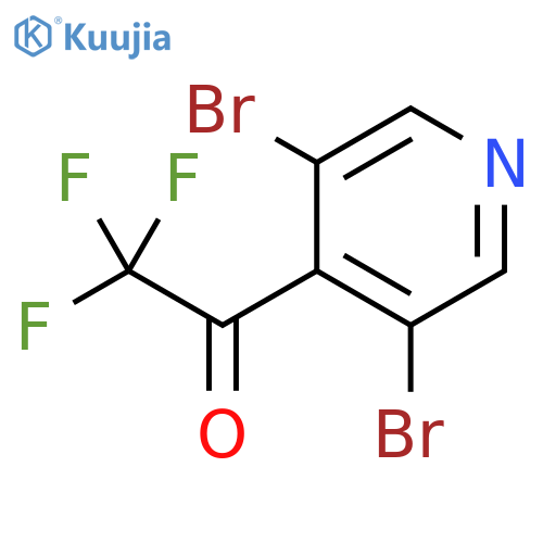 1-(3,5-Dibromopyridin-4-yl)-2,2,2-trifluoroethanone structure