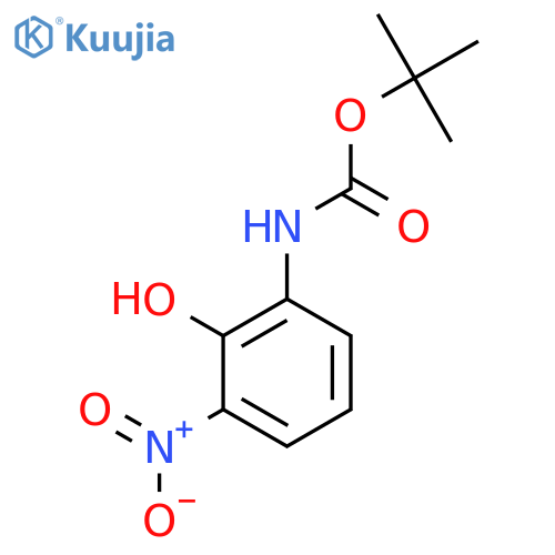 tert-butyl N-(2-hydroxy-3-nitrophenyl)carbamate structure