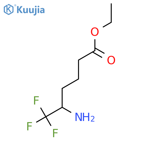 Ethyl 5-amino-6,6,6-trifluorohexanoate structure