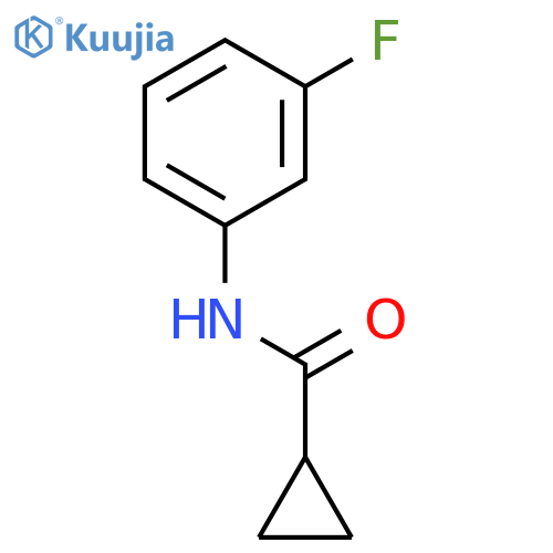 Cyclopropanecarboxamide, N-(3-fluorophenyl)- structure