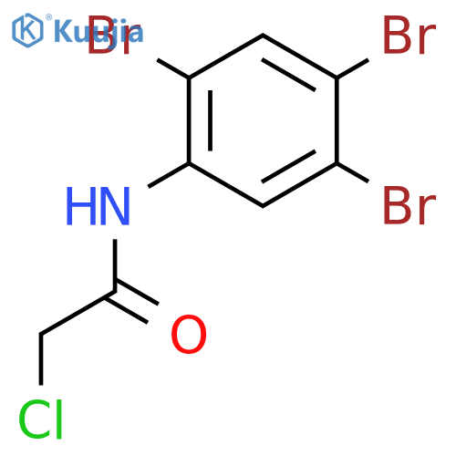 Acetamide,2-chloro-N-(2,4,5-tribromophenyl)- structure
