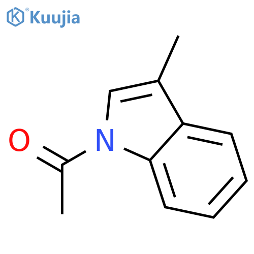 Ethanone,1-(3-methyl-1H-indol-1-yl)- structure