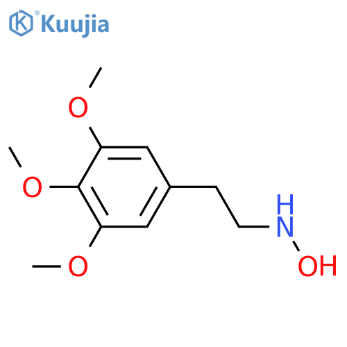 N-2-(3,4,5-trimethoxyphenyl)ethylhydroxylamine structure